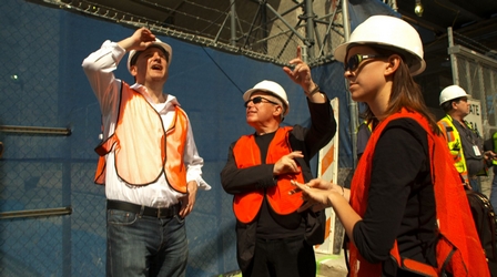 Libeskind on site